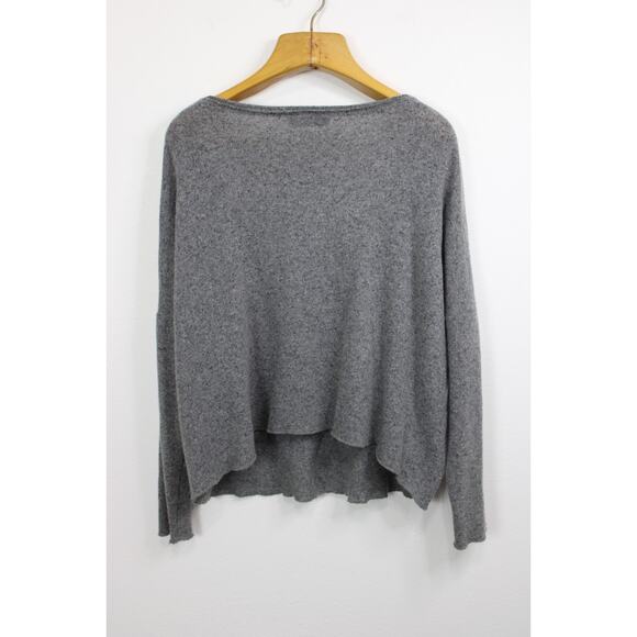 Kosmika Womens OS Boxy Sweater Pullover Knit Mohair Off Shoulder Wool Silk Italy - Picture 6 of 8